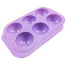 6-cavity Food Grade Silicone Mold for Chocolate Mousse Cookie