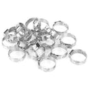 180Pcs/Set 5.8-21mm Stainless Steel Adjustable Ear Hose Clamps Hose Clamps