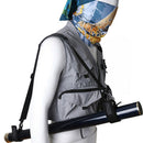 Fishing Rod Carrier Strap Sling Band Adjustable Shoulder Belt Tackle Holder Fish