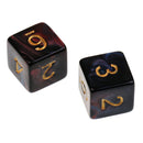 10pcs 6 Sided Dice D6 Polyhedral Dice for Dungeons and Dragons Table Games Blue