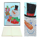 DIY Christmas Snowman Special Shaped Diamond Painting 60 Pages A5 Notepad