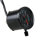 Motorcycle Speedometer Odometer 12V Motorcycle Dual Speed Meter w/ Indicator