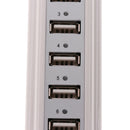 High Speed ABS USB Power Adapter Hub With 10x USB 2.0 Ports For Charging
