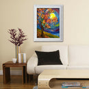 5D DIY Full Drill Diamond Painting Tree Aureole Cross Stitch Embroidery Kit