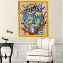 5D DIY Special Shaped Diamond Painting Colorful Bird Cross Stitch Embroider
