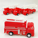 Pull Back Fire Truck Pretend Play Water Tanker Models Kids Educational Toys ME