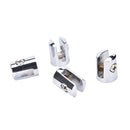 4Pcs Round Shelves Support Brackets Clamps Clips 4-6mm Glass Wooden Acrylic BX