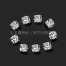 3mm 200pcs Charm Sparkle Clear Crystal Rhinestones Sew on Craft Dress Making New