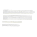 4pcs Leather Craft Clear Acrylic Watch Strap Band Stencil Template C 20-18mm