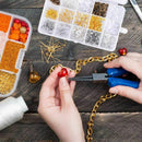 1200Pcs Earring Backs Kit with 15 Style Earring backings, Earring hooks and N7I2