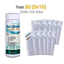50x 6 In1 Swimming Pool SPA Test Strip Chlorine PH Alkalinity Hardness C6W3