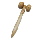 Wooden Roller Health Massager Reflexology Face Body Stress Relief Relax Spa  3C