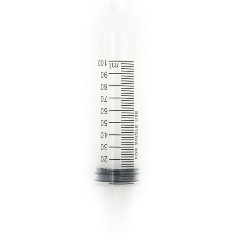 100ML Plastic Large Syringe Measuring Nutrient Sterile Reusable Kitchen Tool Ew