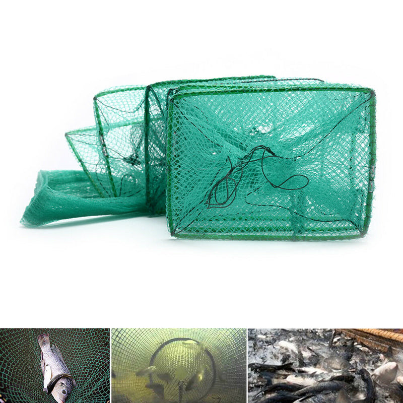 1.2M Fish Net Cage Fishing Tackle Care Creel 7 Layers Collapsible Fishing net OZ