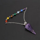 Aura treatment crystal exploration point pendant divination metaphysics spi F2U1