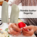 2pcs/set Thumb Index Cots Finger Thimble Fingertip Guard Sewing Craft Accessory