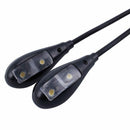 Mini Flexible Lamp with 4 LEDs Black Plastic Reading lamp Desk Lamp Plastic U7E7