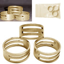 DIY Raw Brass Jump Ring Open/Close Finger Tool For Jewellery Making 19x9mm OHK