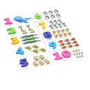 Montessori Math Learning Toys For Toddlers - Wooden Counting Sticks & Cards