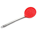 Skimmer Slotted Spoon - With Strong Silicone Covering Head & Stay-cool StainX1L8