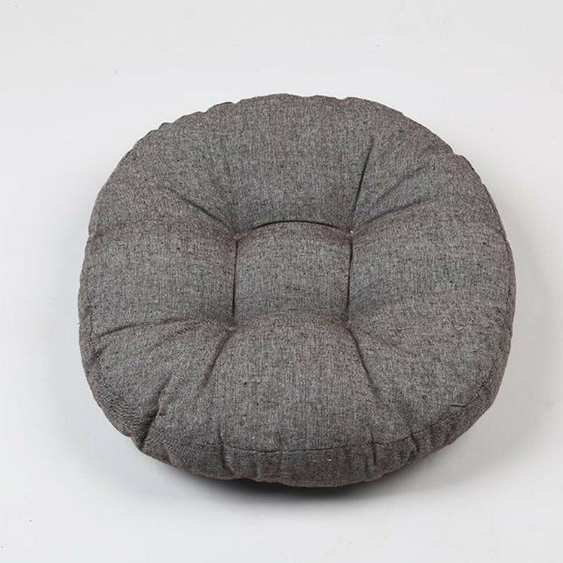 45cm Tatami Cushion Handmade Pillow Floor Chair Seat, Cotton, Coffee