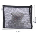 Travel Cosmetic Bag Zipper Makeup Case Organizer Storage Beauty Wash Kit BagA Gw