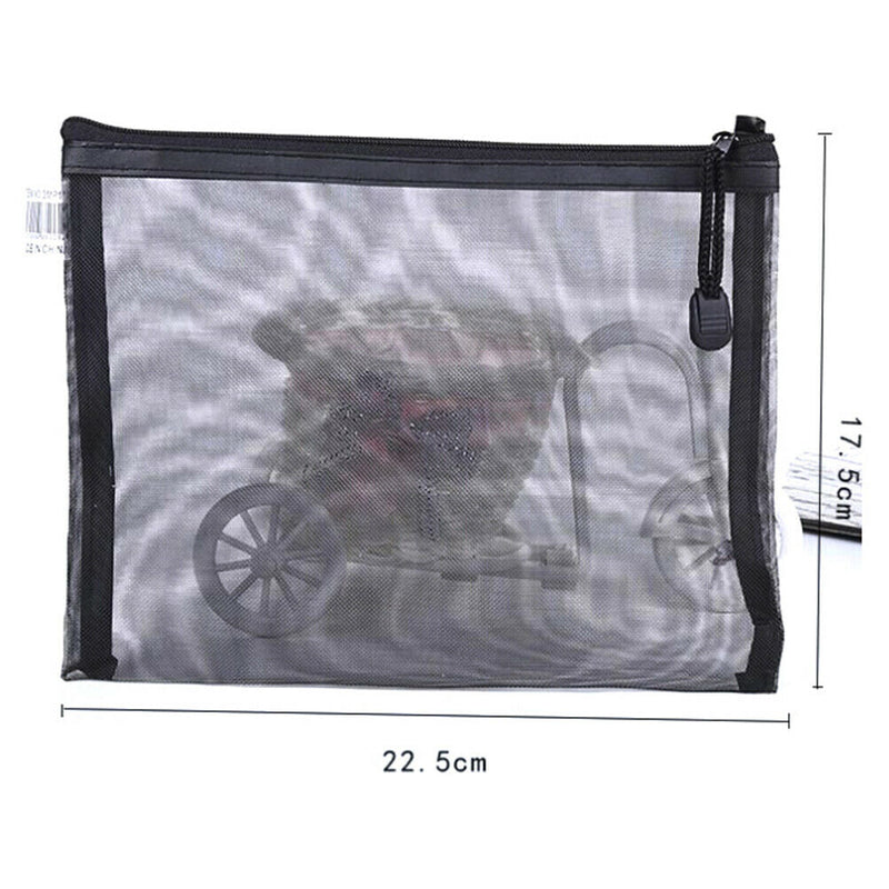 Travel Cosmetic Bag Zipper Makeup Case Organizer Storage Beauty Wash Kit BagA Gw