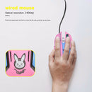 For DVA E-sports Game 2400dpi 6 Buttons Gaming Mice LED USB Wired Optical Mouse