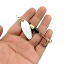 Hard Fishing Spoon Lure Jigging Lure Baits Spinner Fishing Bait Carp J4N8 L C3M6