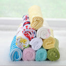 10Pcs Baby Comfortable Wash Cloths Soft Cotton Infants Bath Towel Saliva Towels
