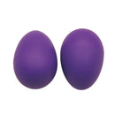 1 Pair Plastic Shaker Eggs Purple Kids Rhythm Rattle Toys