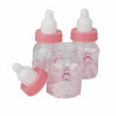 12 pcs Baby Shower Party Favours Decoration Candy Filling Bottles (Pink+Blu
