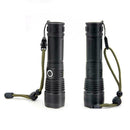 New XHP50 Powerful LED Flashlight USB Zoom Torch XHP50 Aluminum Flashlight F4T5