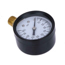 100 PSI 0.25in Air Pressure Gauge Meter Hydraulic Tester Dial Manometer