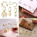 Cactus Love Stud Earrings Set Women P8Z0
