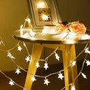 LED Five-pointed Star Light Fairy String Lamp Party Wedding Christmas Decor