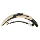 2Pieces Women's Barrettes Thick Hair Clip Leopard Print Hair Pins White,Blue