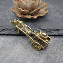 Brass Animal Statue Zodiac Ox Home Decor Sculpture Office Desk Ornament Craf Hn