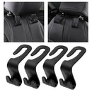4-Pack Vehicle Car Back Seat Headrest Hook Hanger Storage for Bag Handbag