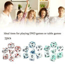 7PCS Bloody Polyhedral Dices Die For Dungeons&Dragons Games DND Board MTG G4Y8