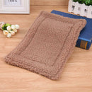 Plush Pet Hamster Cushion Mat Squirrel Blanket Guinea Pig Bed(Light Brown)