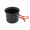 Portable Cooking Tool Camping Automatic Ignition Canister Stove Pot (1 Set) A