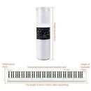 88Key Piano Keyboard Practice Card For Piano Beginner And Enthusiasm Waterproof