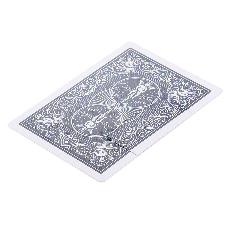 Durable Bitten and Restored Card Poker Close up Magic Kits Gimmick Props Blue or