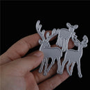 Christmas Deer Metal Cutting Dies For Scrapbooking DIY Album Paper Cards DecorME