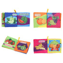 Soft Cloth Book Baby Kids Child Early Educational Cartoon Book Toys (Fruit) A