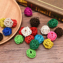 20Pcs 3CM Colorful Rattan Ball DIY Making Craft Wedding Party Home Decorati BX