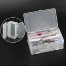 Plastic Transparent Multifunctional Rectangular Storage Box Nail Art Tool Box