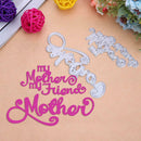2pcs Metal Cutting Dies DIY Scrapbooking Embossing Paper Card Stencil Gift A