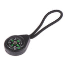 5 Pcs Black Compass Zipper Pull With Strap For Backpack Garment Accessor JR